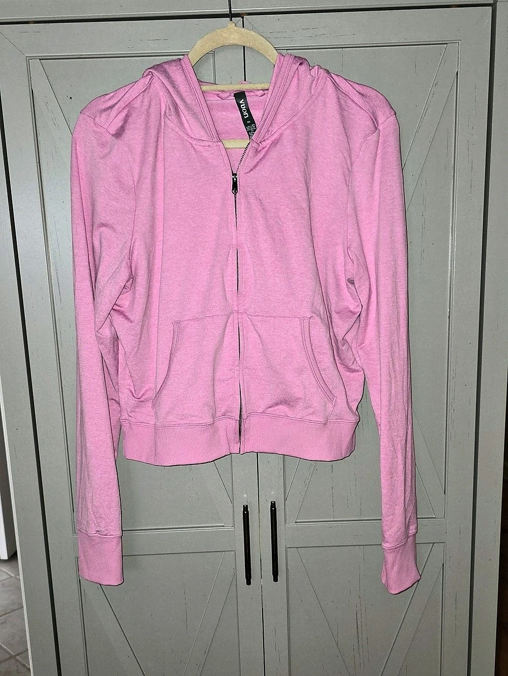 Vuori Halo Mini Pink Zip Hoodie Size XL